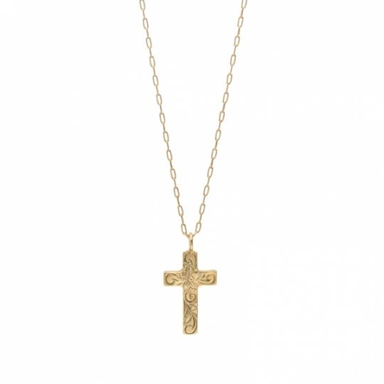 ハワイアンジュエリー/K10YG/Cross necklace|ハワイアンジュエリーブランドMaxi(マキシ)公式通販オンラインショップ