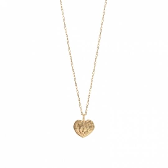 ハワイアンジュエリー/K10YG/Curves heart necklace|ハワイアンジュエリーブランドMaxi(マキシ)公式通販オンラインショップ