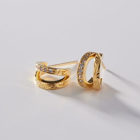 ハワイアンジュエリー/silver925/K18YGP/Maxi×Niki Lino earring|ハワイアンジュエリーブランドMaxi(マキシ)公式通販オンラインショップ