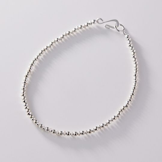 Silver beads Anklet|ハワイアンジュエリーブランドMaxi(マキシ)公式通販オンラインショップ