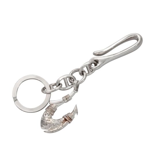 【WEB限定】フィッシュフック マリーナ キー チェーン/真鍮/SILVER925|ハワイアンジュエリーブランドMaxi(マキシ)公式通販オンラインショップ