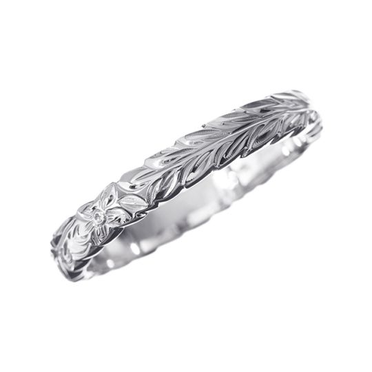 ハワイアンジュエリー/Silver925/トラディショナルリング/Maile/Cutout/3mm|ハワイアンジュエリーブランドMaxi(マキシ)公式通販オンラインショップ