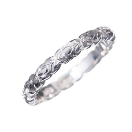 ハワイアンジュエリー/Silver925/トラディショナルリング/Flower/Cutout/3mm|ハワイアンジュエリーブランドMaxi(マキシ)公式通販オンラインショップ