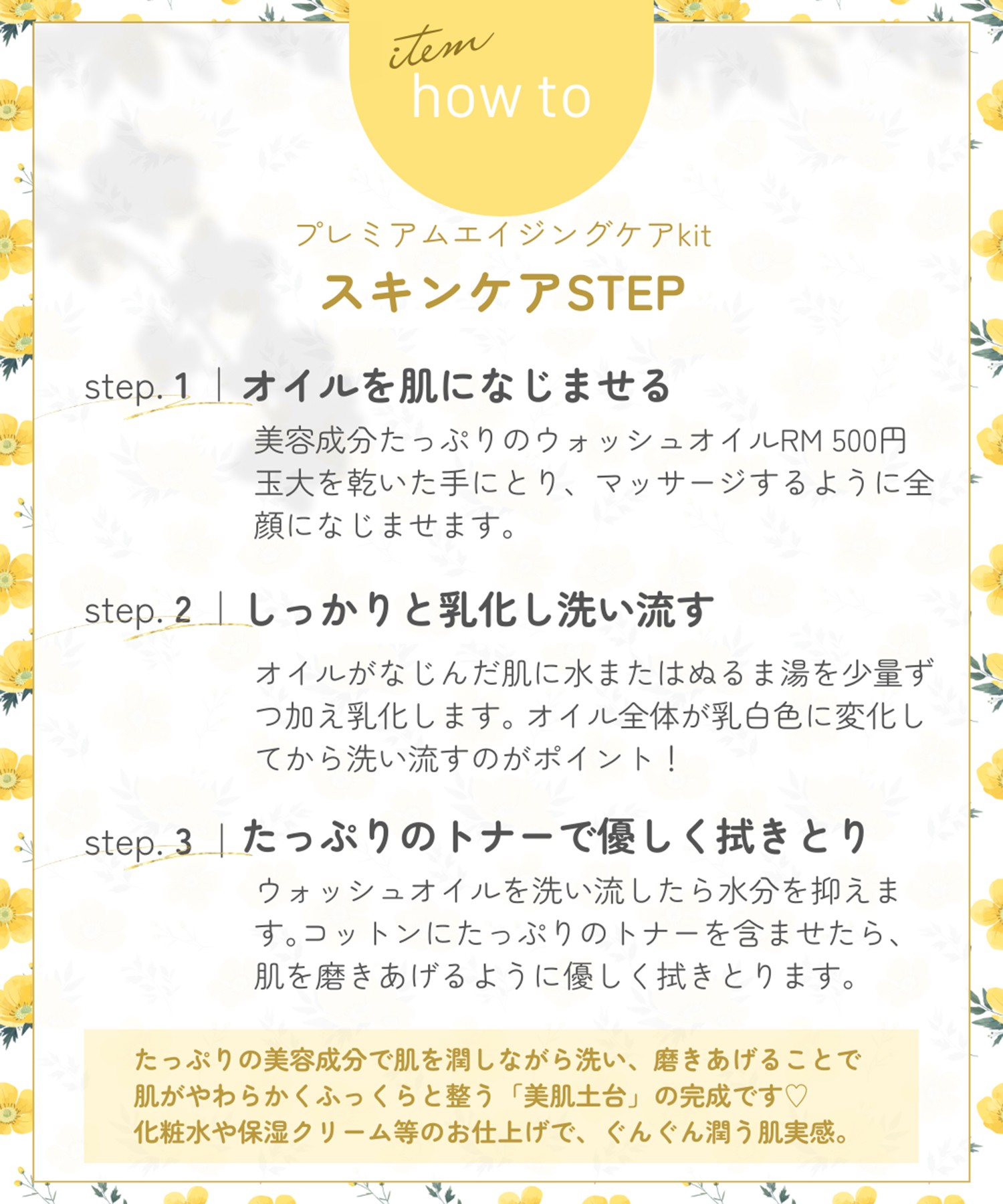 プレミアムエイジングケアkit