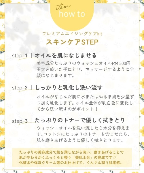 プレミアムエイジングケアkit