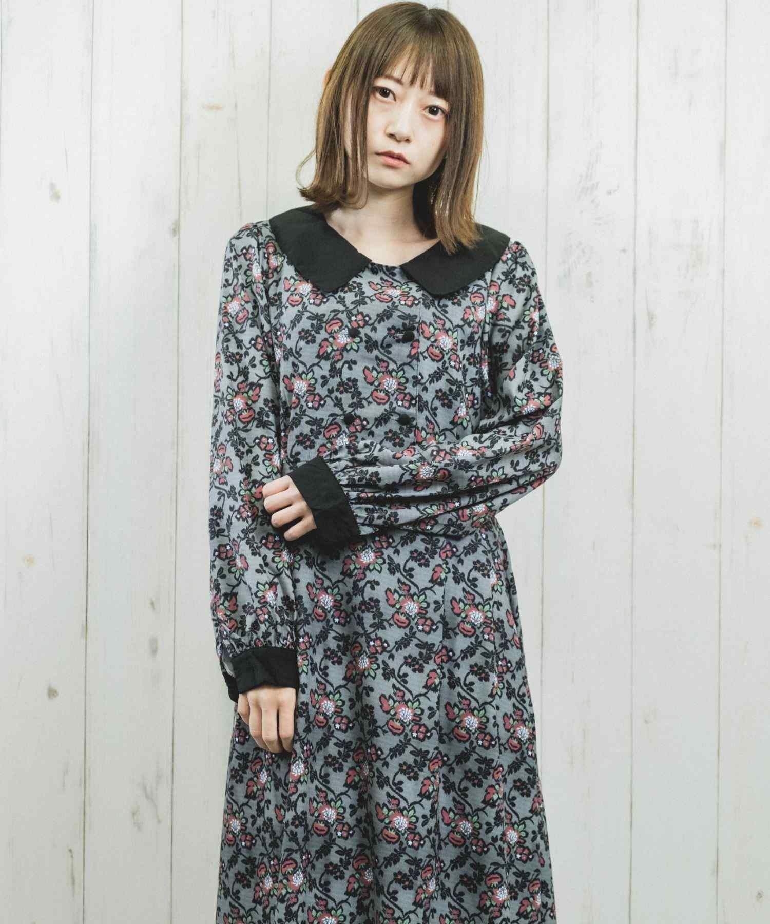 Paravion Online Shop ゴブラン柄ワンピース Paravion Online Shop ゴブラン柄ワンピース