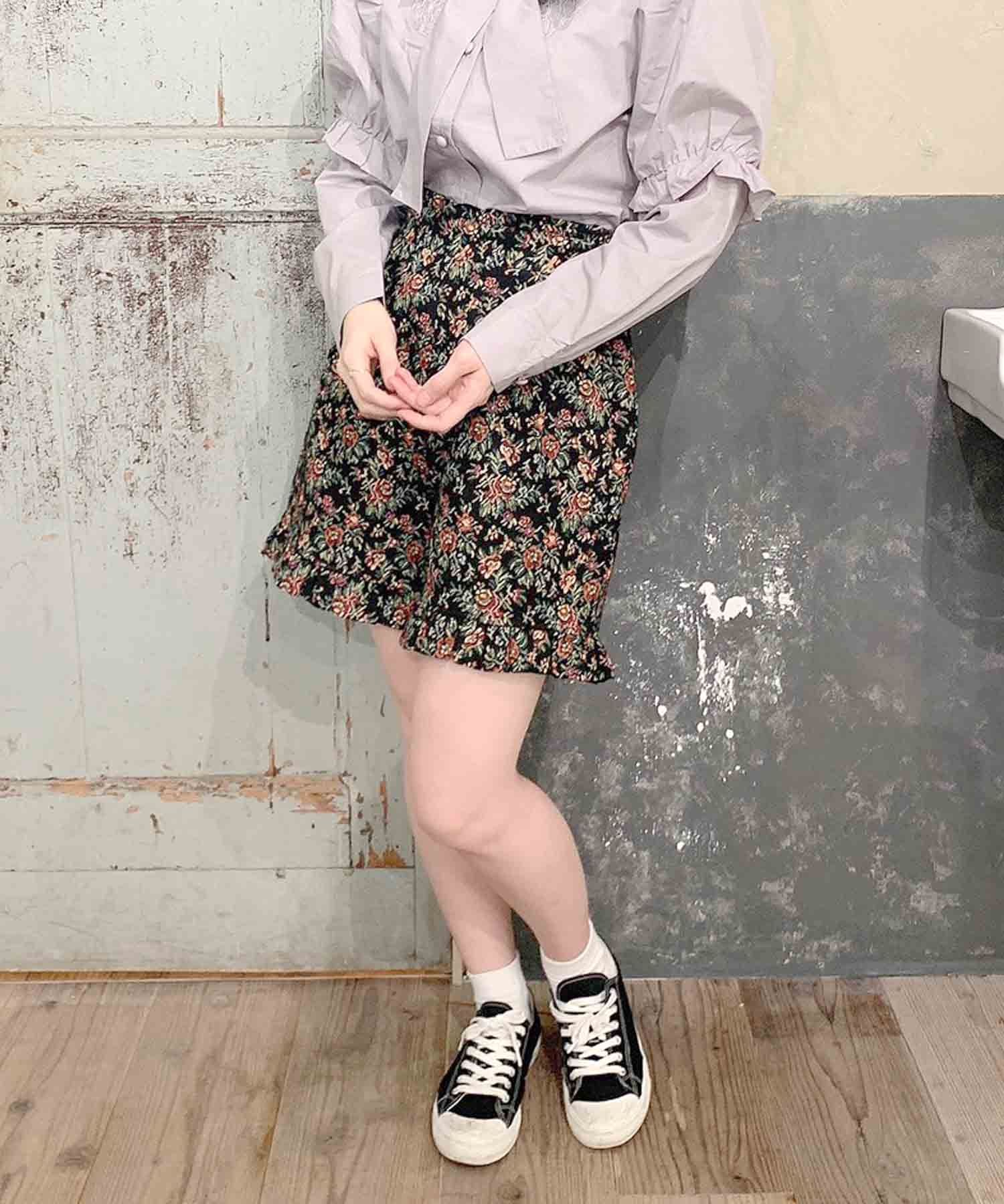 Paravion Online Shop フラワーショートパンツ Paravion Online Shop フラワーショートパンツ