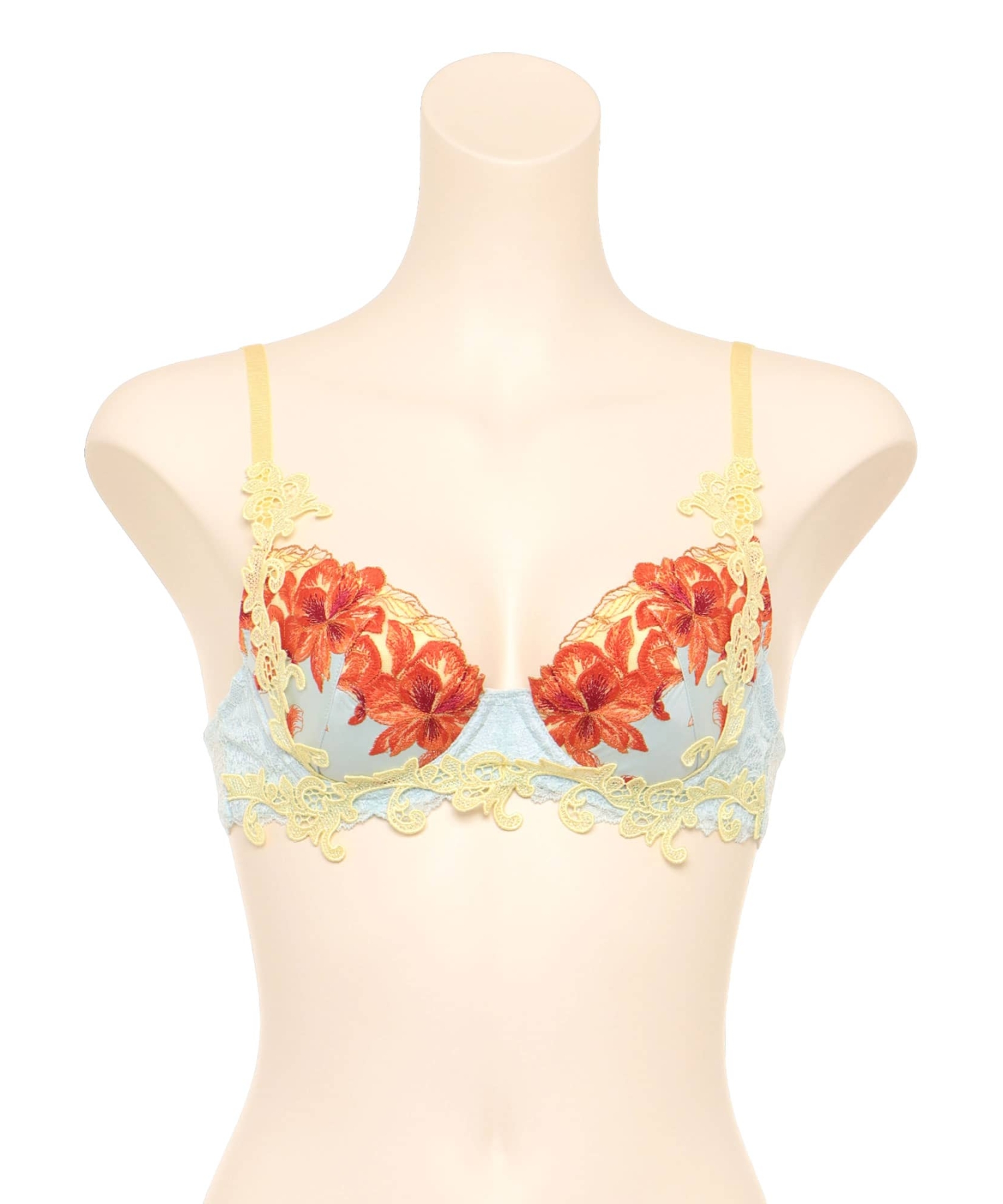 バーニングフラワー グレースシルク ブラ