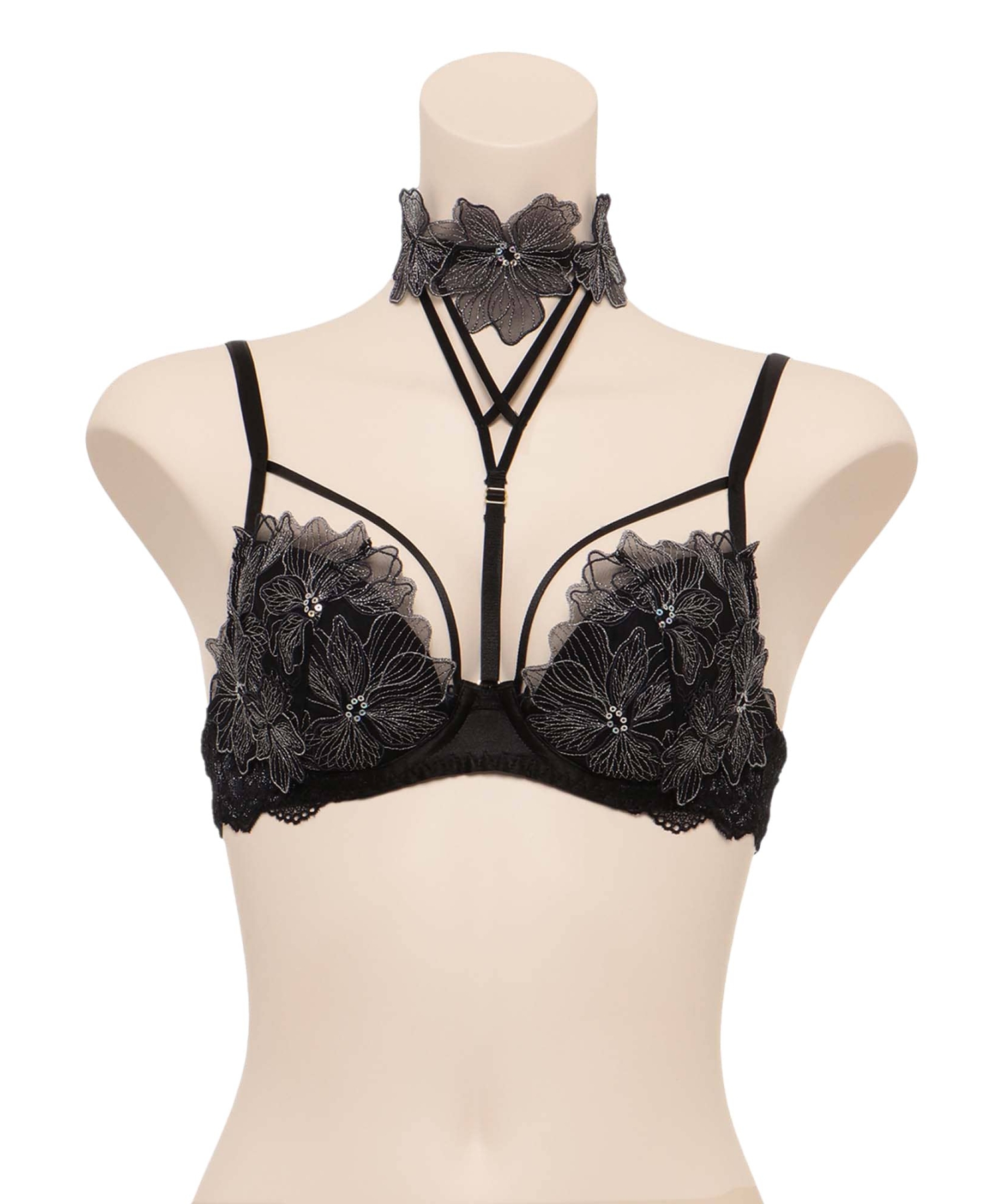 シャインスパンコール グレースシルク ブラ