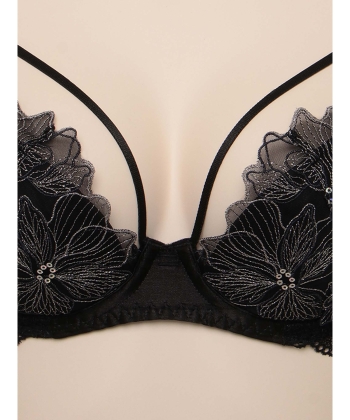 シャインスパンコール グレースシルク ブラ