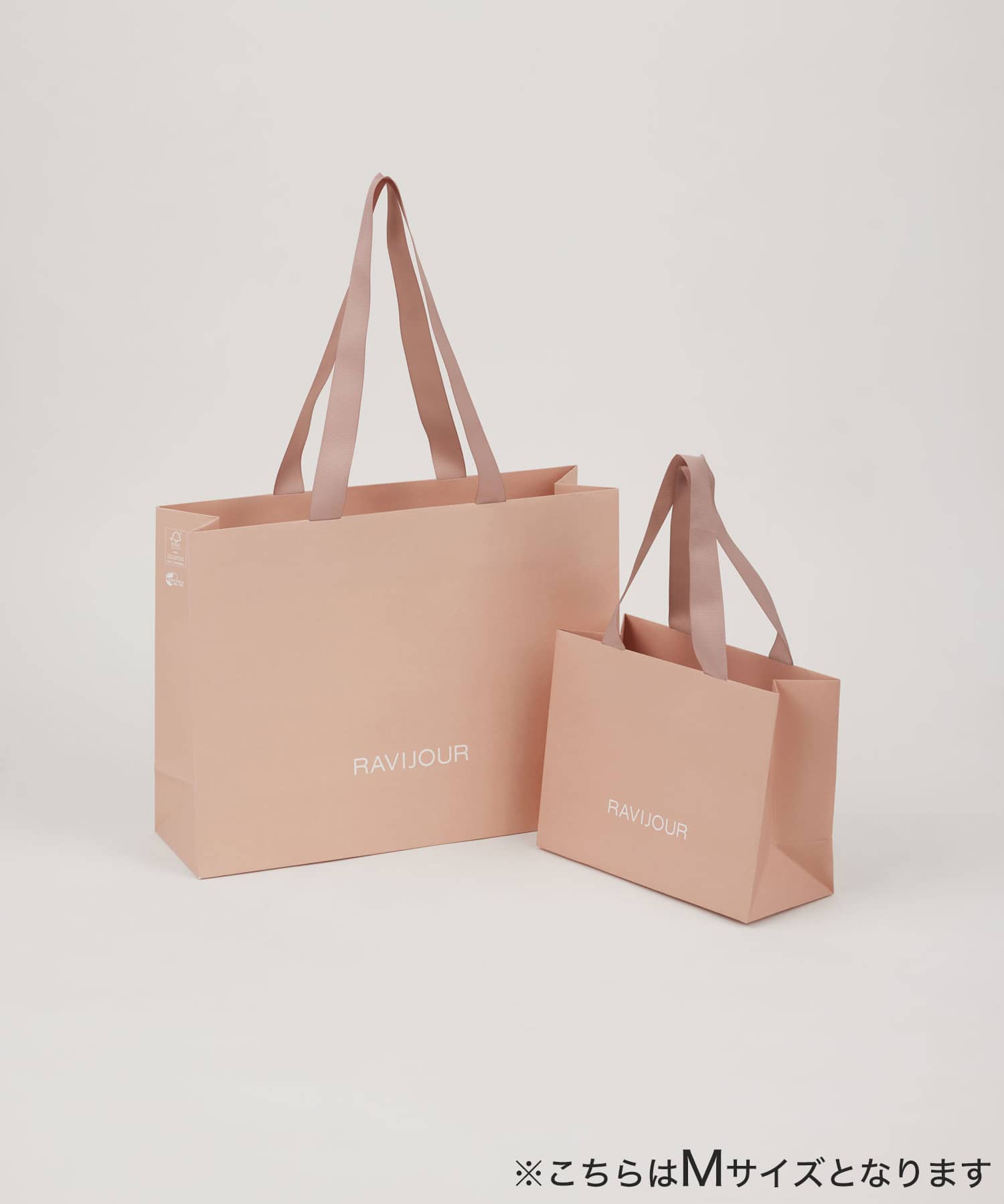 RAVIJOUR ショッピングバッグ M