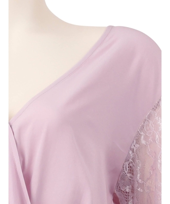 レーススリーブ ロンパース