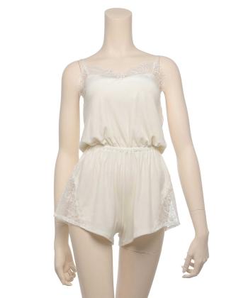 マットベロアキャミロンパース