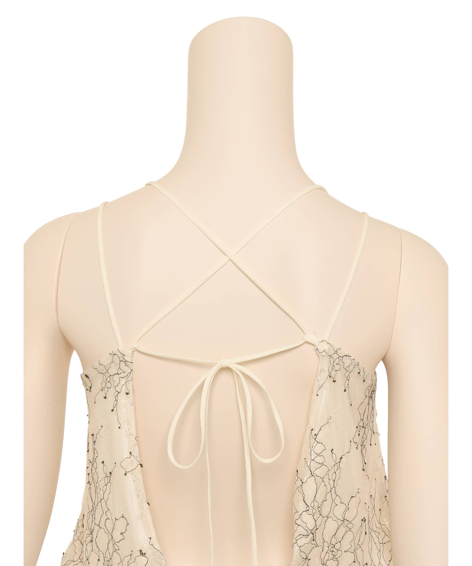 レーシーロング ロンパース