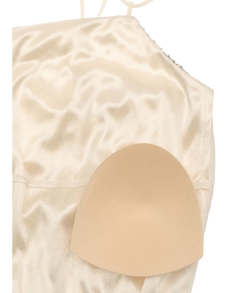 レーシーロング ロンパース