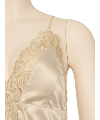 レーシーサイドスリット ロンパース