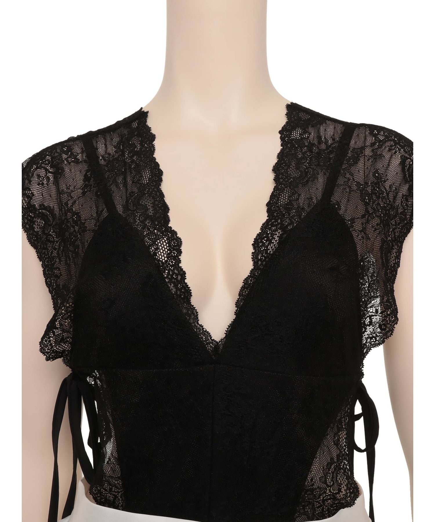 レーシーサテンメイド テディ(カチューシャ付き)