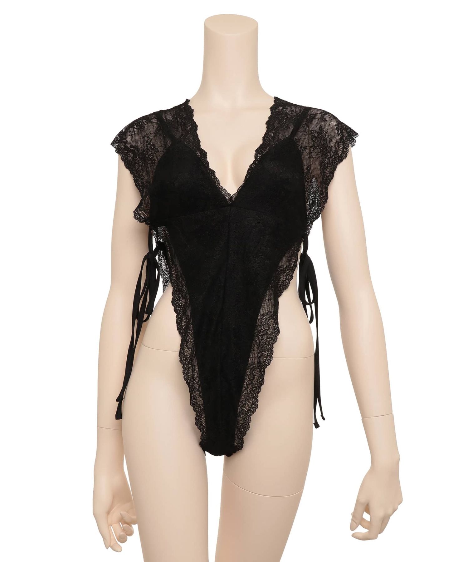 レーシーサテンメイド テディ(カチューシャ付き)