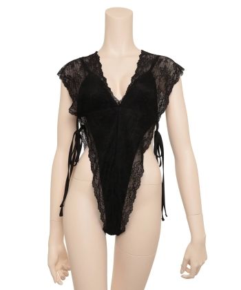 レーシーサテンメイド テディ(カチューシャ付き)