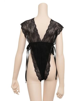 レーシーサテンメイド テディ(カチューシャ付き)