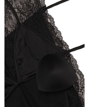 レーシーサテンメイド テディ(カチューシャ付き)