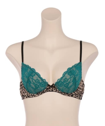 レーシーレオパードグラマーアップライト ブラ