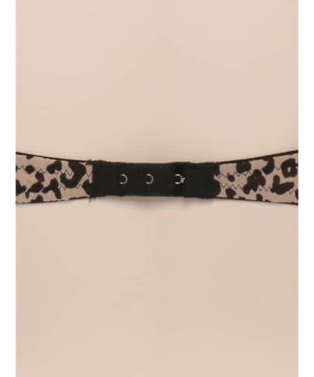 レーシーレオパードグラマーアップライト ブラ