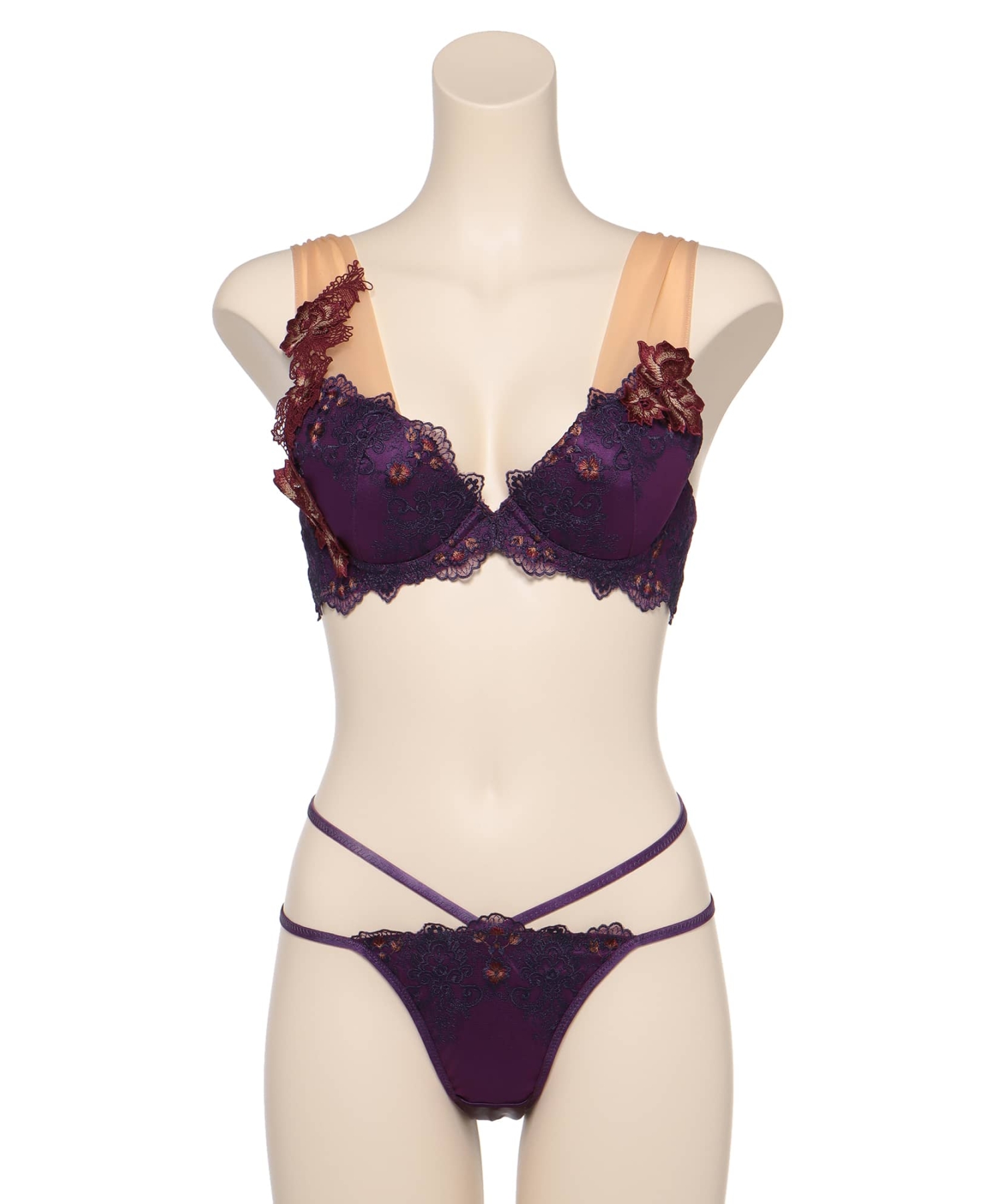 アンティークフラワー グラマーアップ ブラセット