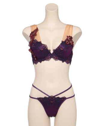 アンティークフラワー グラマーアップ ブラセット