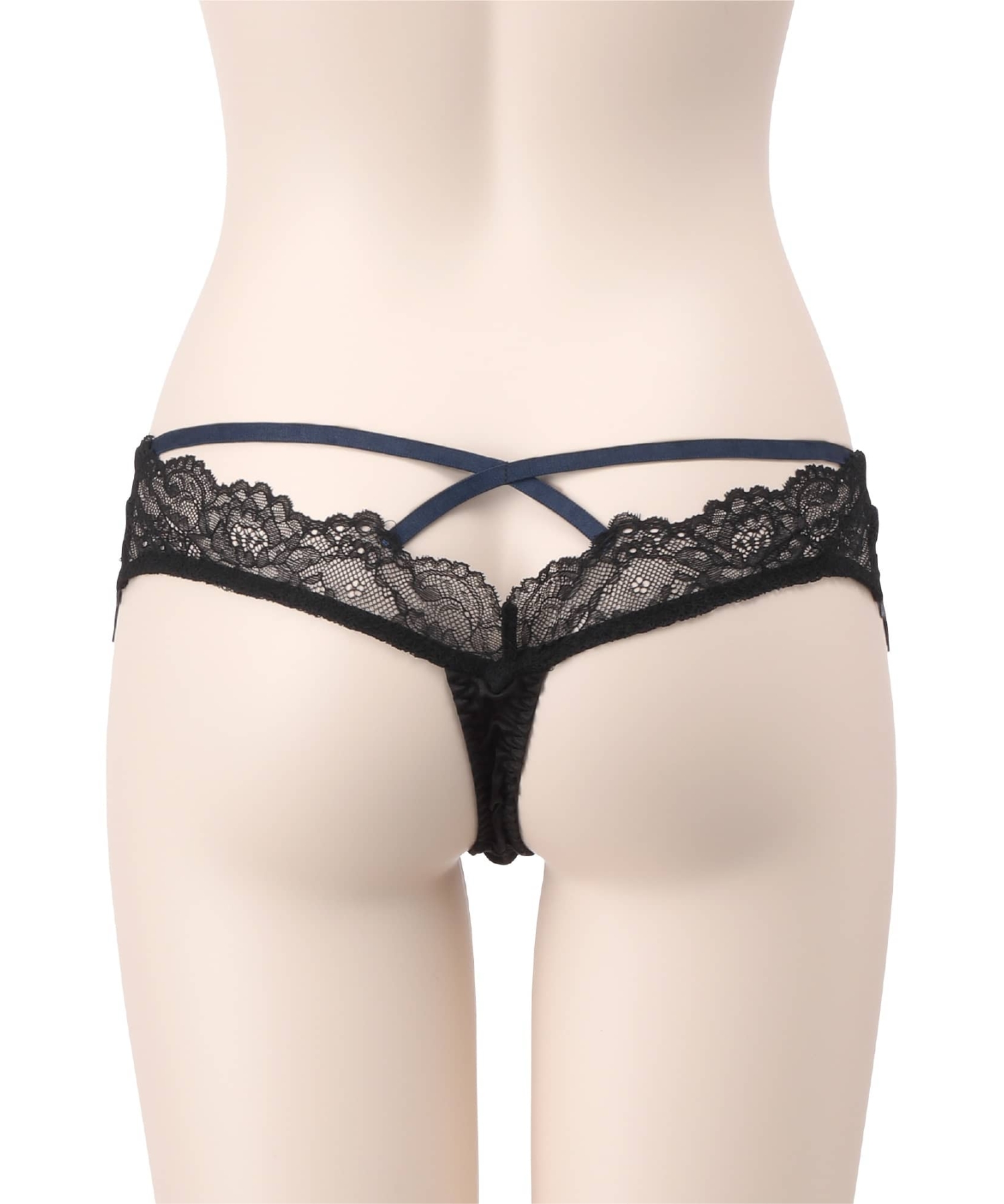 ダブルレース バッククロス Tバック