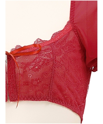 パフスリーブ ブラ・ショーツセット