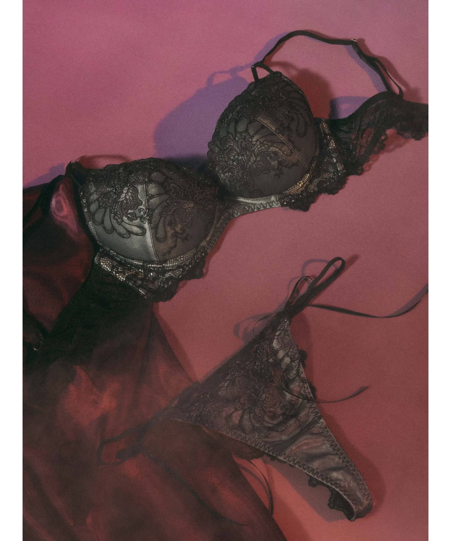 ファンフラワー サイドリボン Tバック