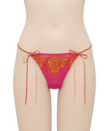 ファンフラワー サイドリボン Tバック