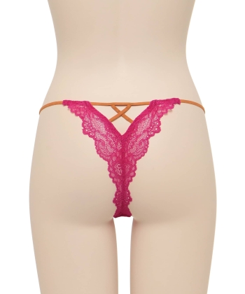 ファンフラワー サイドリボン Tバック