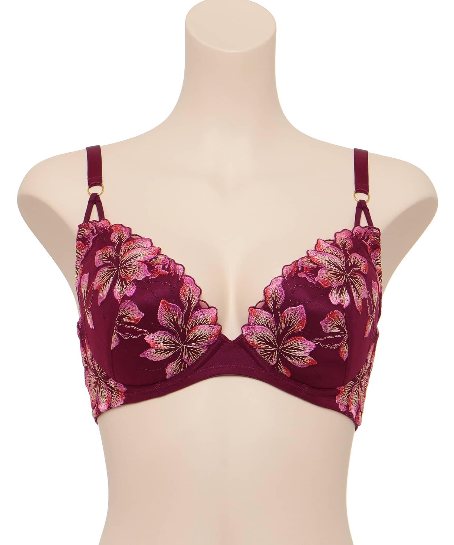 カラフルフラワー グラマーアップ ブラ