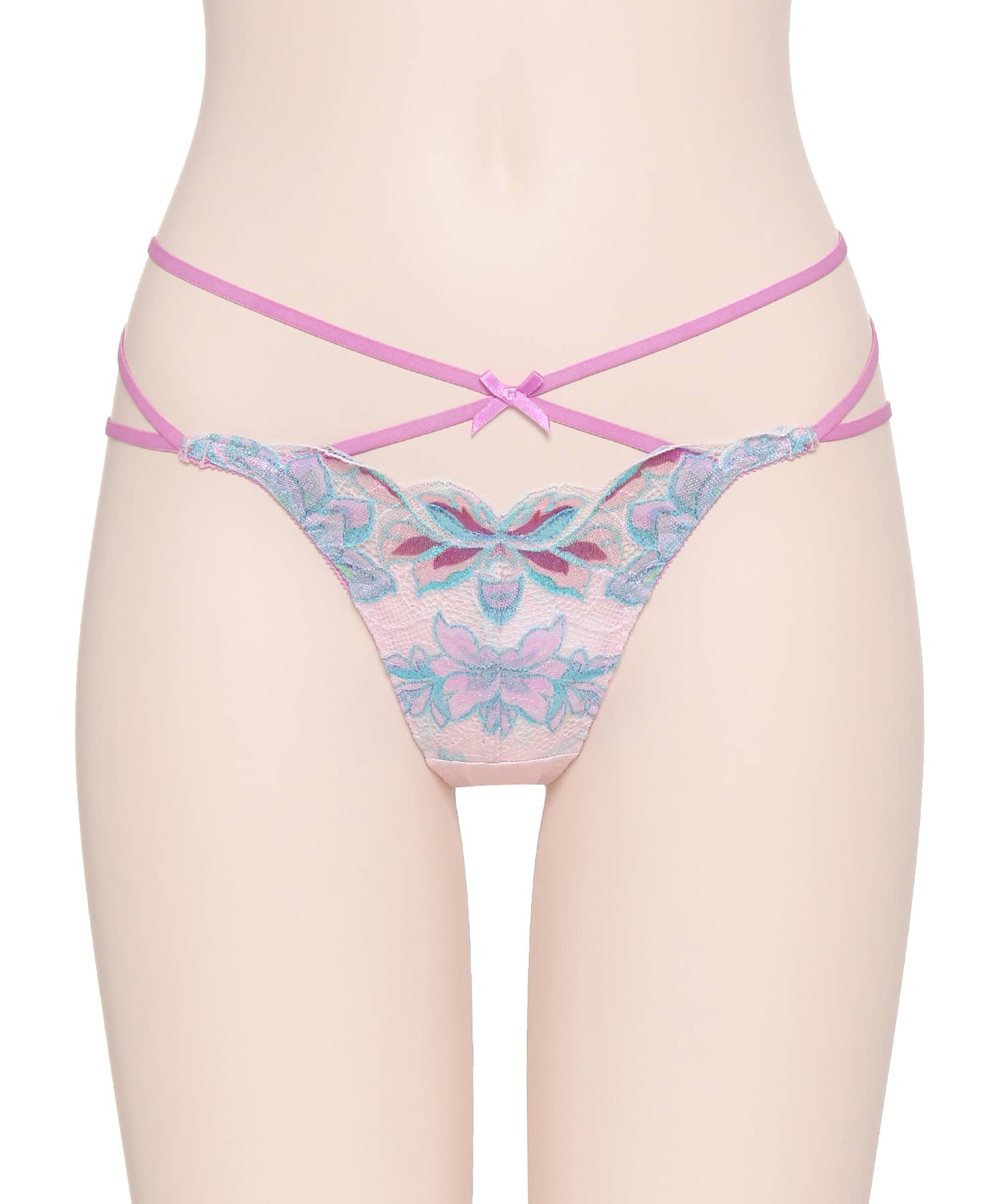 Cストリング露出画像 ピクトリアルフラワー コード ショーツ / RAVIJOUR ONLINE STORE(ラヴィジュールオンラインストア)