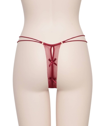 シャイニングドリーム チュールリボン Tバック