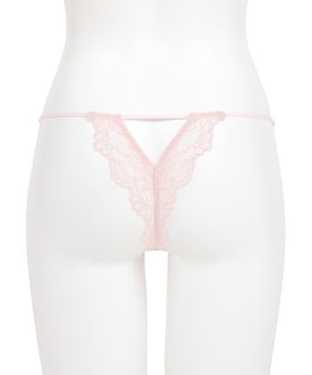 レーシーフェザー ストレッチレース Tバック