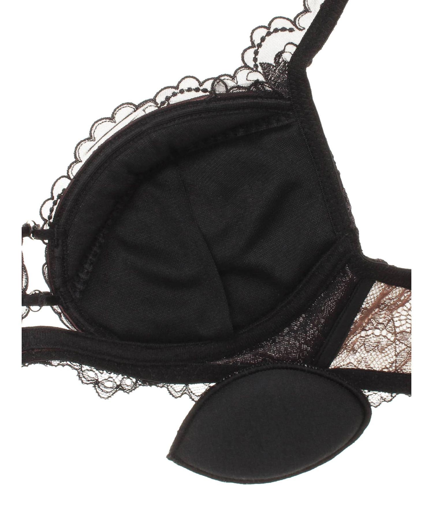 RAVIJOURリーディングフラワー ホットリフト ブラ Tバック２枚set 黒 ラヴィジュール RAVIJOUR リバーフラワー トリックリフト ブラ