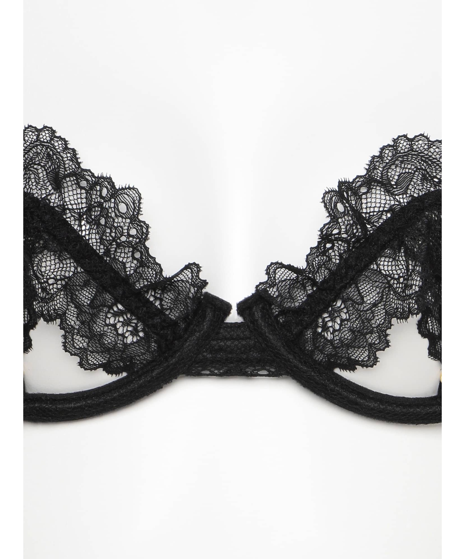 レーシーフリル ブラ&Tバック セット