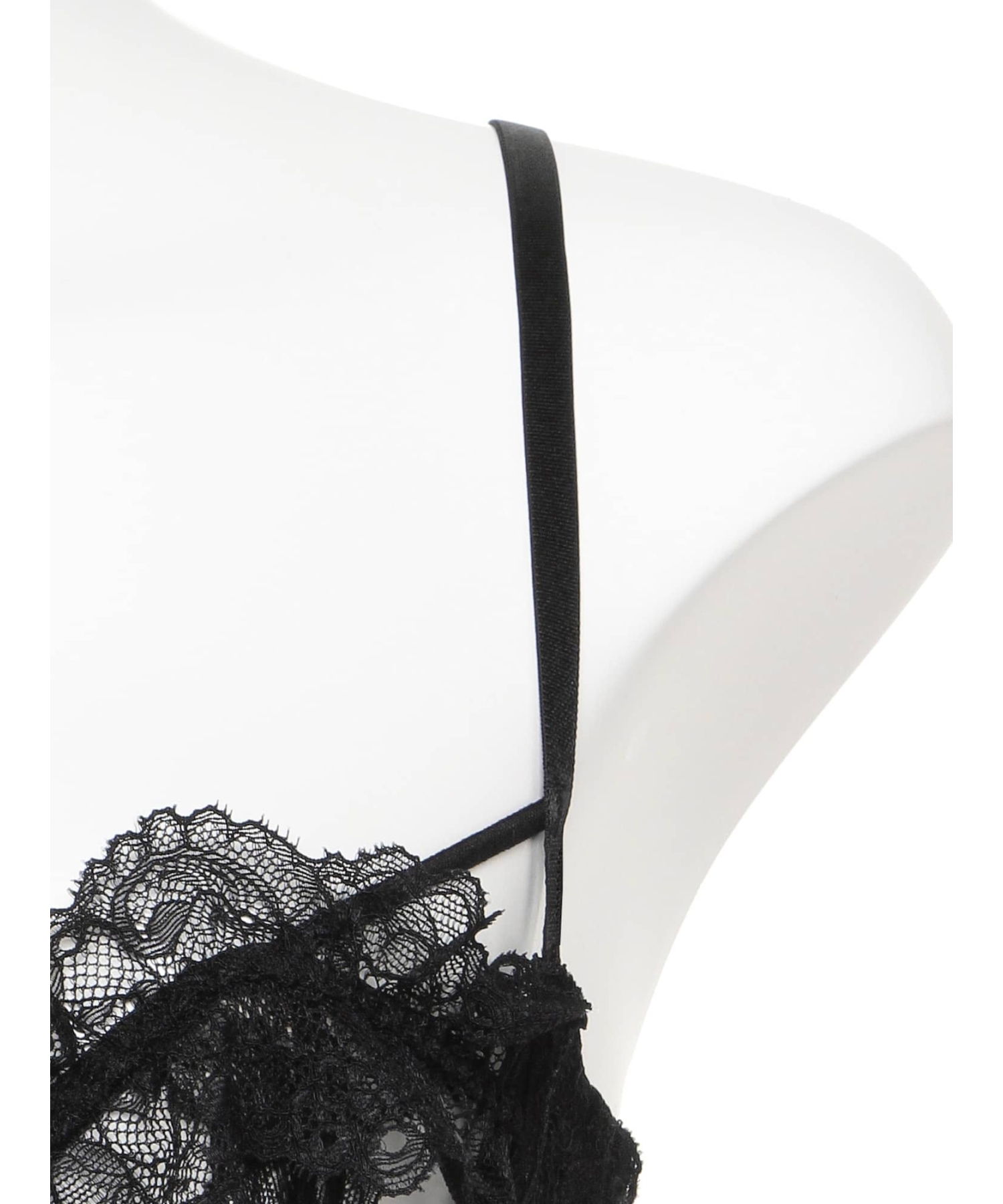 レーシーフリル ブラ&Tバック セット