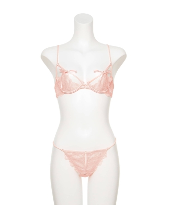 レーシードール ブラ&Tバック セット