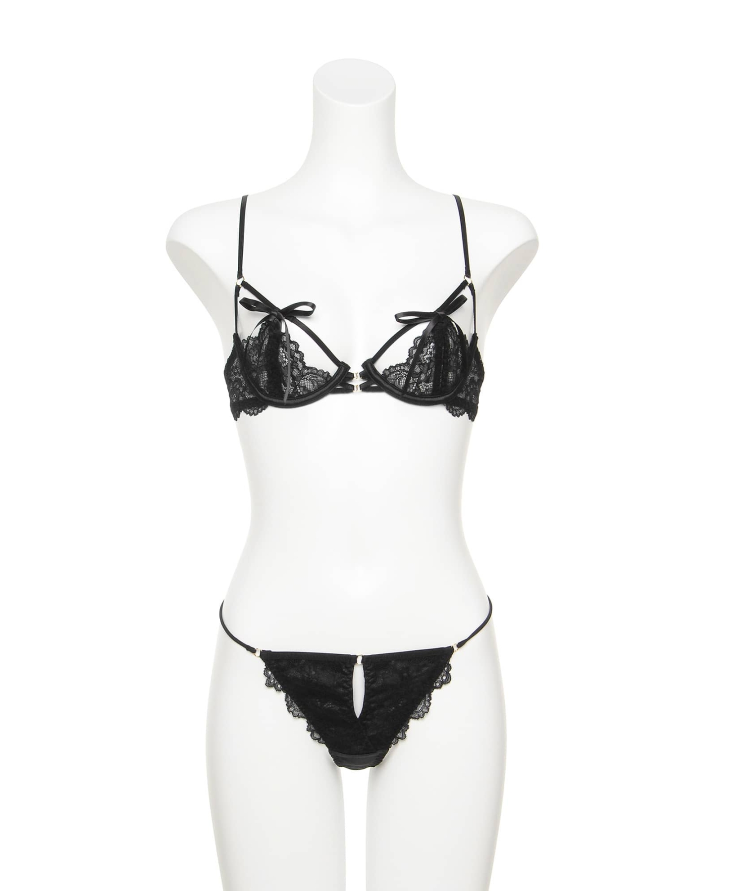 レーシードール ブラ&Tバック セット