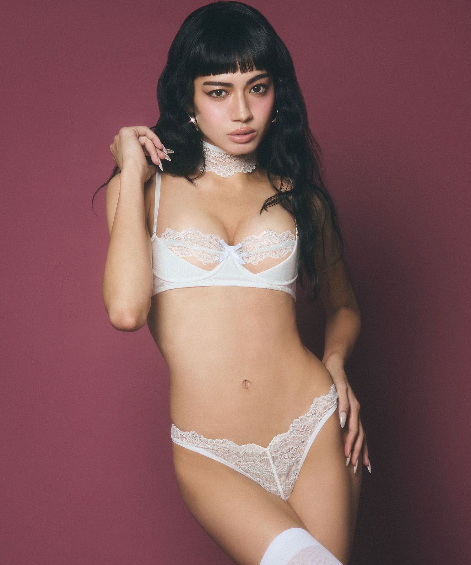 ピーカーブー ブラ&ショーツ セット