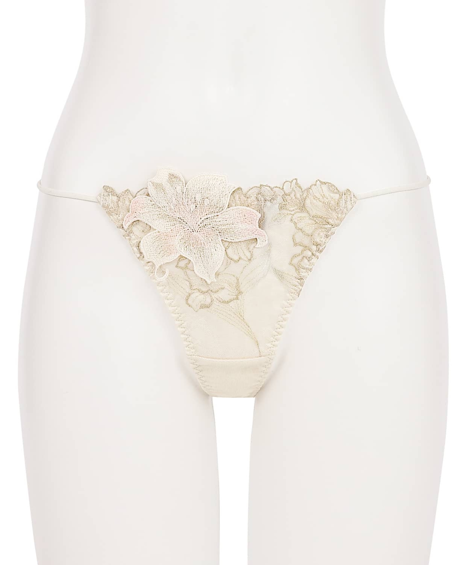 マリーサテン ストレッチレース Tバック