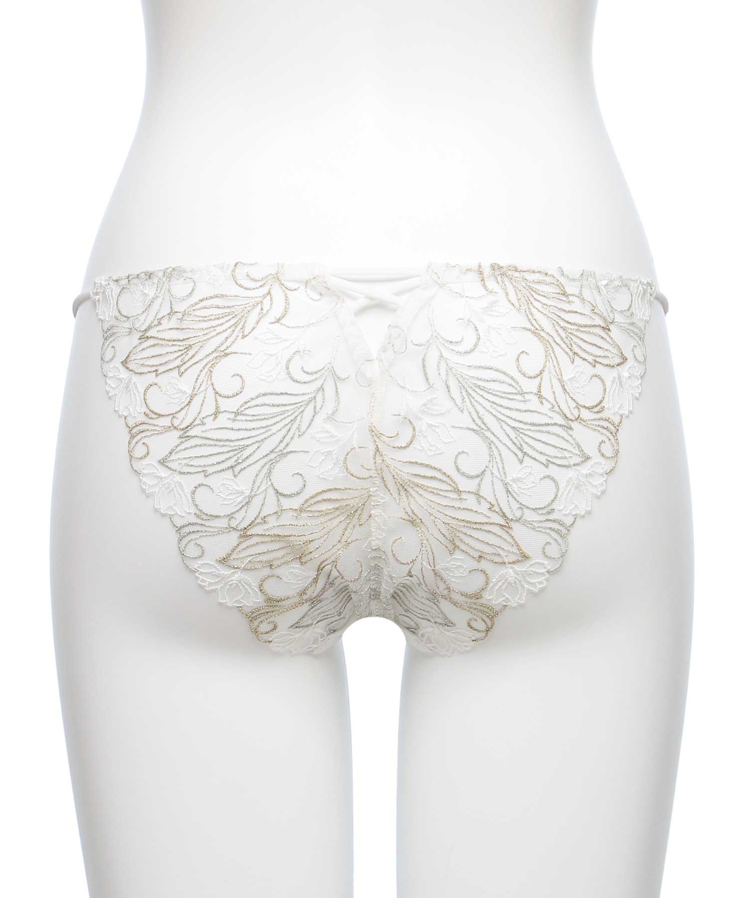 フェザーセレステ エンブロイダリーレース ショーツ