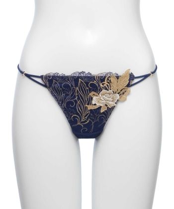 フェザーセレステ エンブロイダリーレース Tバック