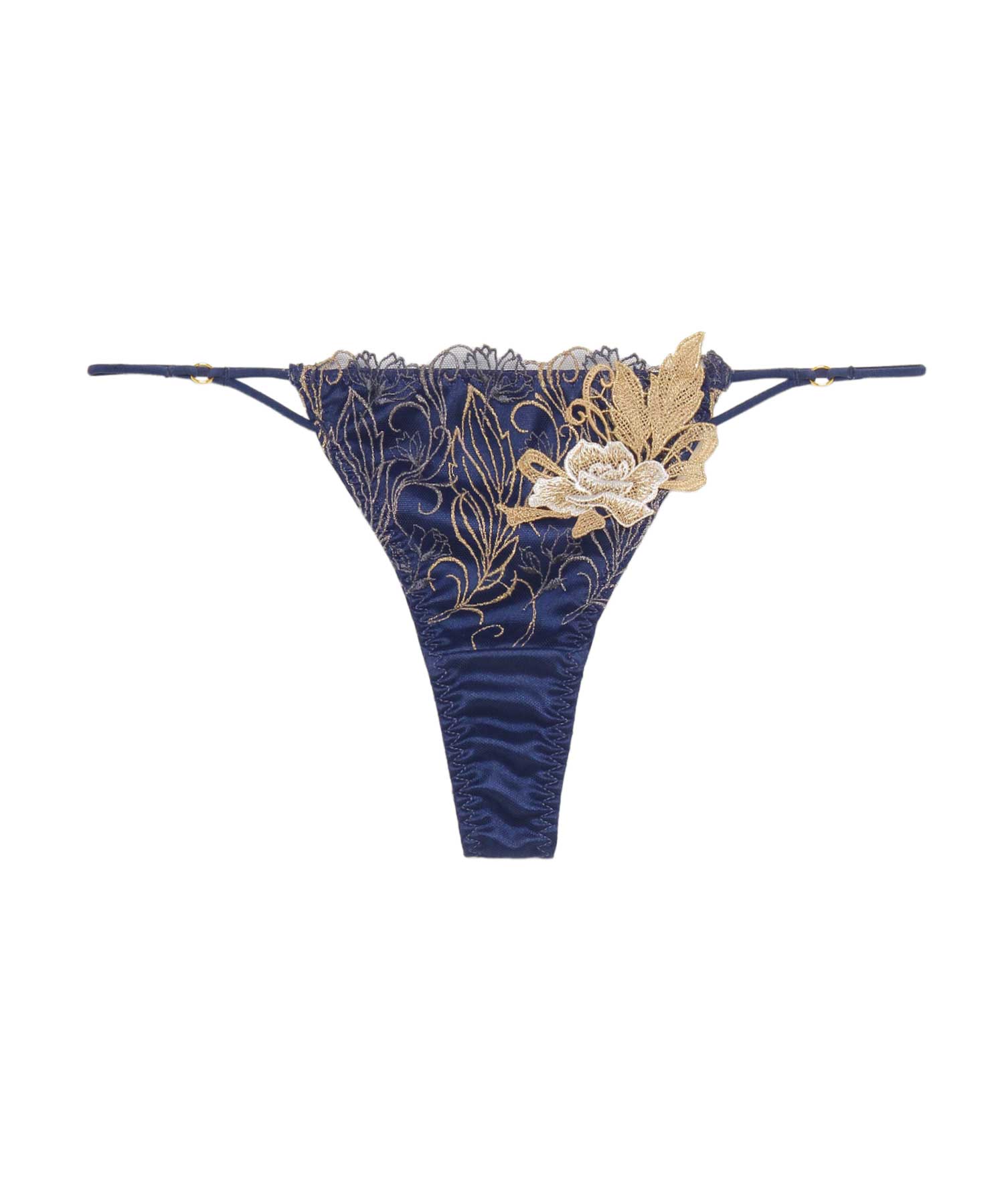 フェザーセレステ エンブロイダリーレース Tバック