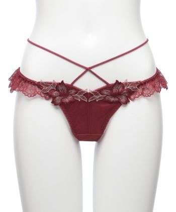 グロリアージュ フリルレース Tバック