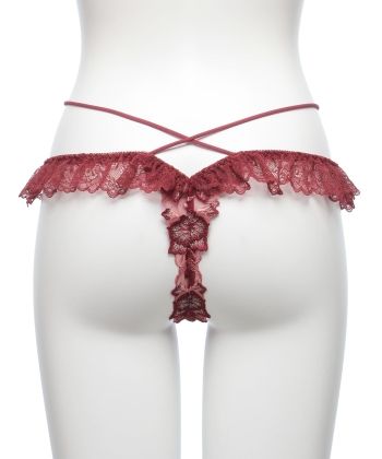 グロリアージュ フリルレース Tバック